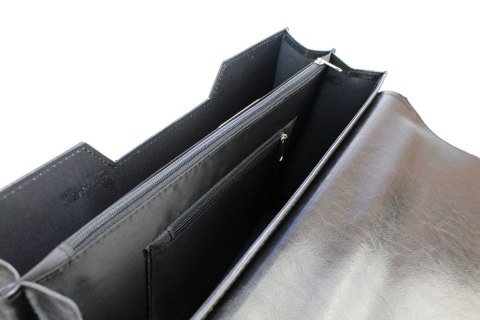 Aktówka Elegant Na Dokumenty Do Pracy PolskaGalanteria Skóra Ekologiczna Wzór 3 CZARNA Aktówka Elegant Na Dokumenty Do Pracy PolskaGalanteria Skóra Ekologiczna Wzór 3 CZARNA
