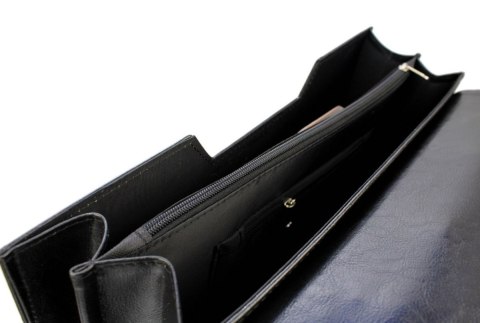 Aktówka Elegant Na Dokumenty Do Pracy PolskaGalanteria Skóra Ekologiczna Wzór 5 CZARNA Aktówka Elegant Na Dokumenty Do Pracy PolskaGalanteria Skóra Ekologiczna Wzór 5 CZARNA