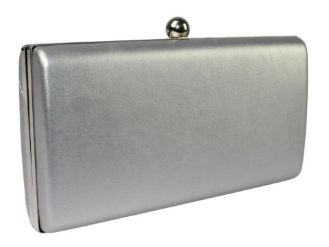 Elegancka Kopertówka JESSICA Z Ozdobnym Paskiem DX-1174 SREBRNA Elegancka Kopertówka JESSICA Z Ozdobnym Paskiem DX-1174 SREBRNA