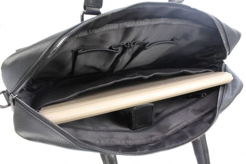 Elegancka Torba Skórzana Na Netbooka Dokumenty Do Pracy Solidna Rovicky Średnia LAP - 15605 NDM CZARNY Elegancka Torba Skórzana Na Netbooka Dokumenty Do Pracy Solidna Rovicky Średnia LAP - 15605 NDM CZARNY