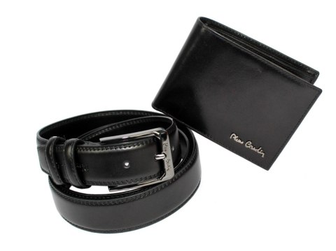 Elegancki I Stylowy Zestaw Upominkowy Dla Niego Pierre Cardin Portfel Poziomy i pasek z klamrą tradycyjną PC3 Elegancki I Stylowy Zestaw Upominkowy Dla Niego Pierre Cardin Portfel Poziomy i pasek z klamrą tradycyjną PC3