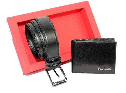 Elegancki I Stylowy Zestaw Upominkowy Dla Niego Pierre Cardin Portfel Poziomy i pasek z klamrą tradycyjną PC3 Elegancki I Stylowy Zestaw Upominkowy Dla Niego Pierre Cardin Portfel Poziomy i pasek z klamrą tradycyjną PC3