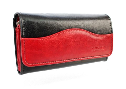 Elegancki Portfel Damski Skórzany CRIS-POL(PL) Skóra Licowa 16,5 cm Klamra Wewnątrz Elegancki Portfel Damski Skórzany CRIS-POL(PL) Skóra Licowa 16,5 cm Klamra Wewnątrz