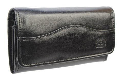 Elegancki Portfel Damski Skórzany CRIS-POL(PL) Skóra Licowa 16,5 cm Klamra Wewnątrz Elegancki Portfel Damski Skórzany CRIS-POL(PL) Skóra Licowa 16,5 cm Klamra Wewnątrz