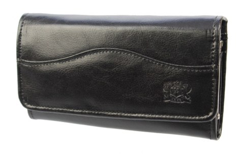 Elegancki Portfel Damski Skórzany CRIS-POL(PL) Skóra Licowa 16,5 cm Klamra Wewnątrz Elegancki Portfel Damski Skórzany CRIS-POL(PL) Skóra Licowa 16,5 cm Klamra Wewnątrz