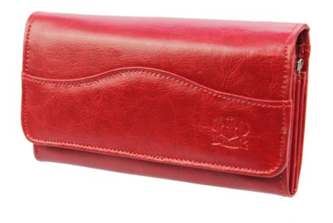 Elegancki Portfel Damski Skórzany CRIS-POL(PL) Skóra Licowa 16,5 cm Klamra Wewnątrz Elegancki Portfel Damski Skórzany CRIS-POL(PL) Skóra Licowa 16,5 cm Klamra Wewnątrz