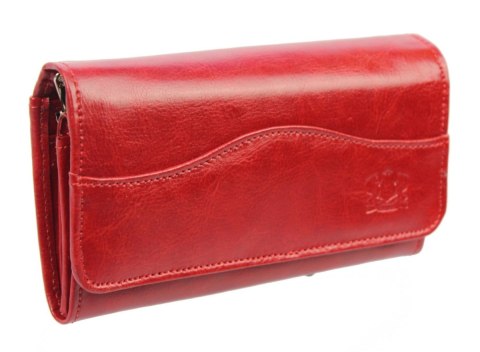 Elegancki Portfel Damski Skórzany CRIS-POL(PL) Skóra Licowa 16,5 cm Klamra Wewnątrz Elegancki Portfel Damski Skórzany CRIS-POL(PL) Skóra Licowa 16,5 cm Klamra Wewnątrz