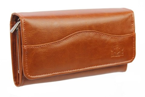 Elegancki Portfel Damski Skórzany CRIS-POL(PL) Skóra Licowa 16,5 cm Klamra Wewnątrz Elegancki Portfel Damski Skórzany CRIS-POL(PL) Skóra Licowa 16,5 cm Klamra Wewnątrz