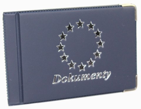 Eleganckie Etui Na Karty Dokumenty Dowód Osobisty Polska Galanteria (PL) Małe Poziome "Dokumenty" WZÓR I Eleganckie Etui Na Karty Dokumenty Dowód Osobisty Polska Galanteria (PL) Małe Poziome "Dokumenty" WZÓR I