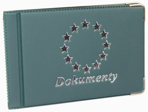 Eleganckie Etui Na Karty Dokumenty Dowód Osobisty Polska Galanteria (PL) Małe Poziome "Dokumenty" WZÓR I Eleganckie Etui Na Karty Dokumenty Dowód Osobisty Polska Galanteria (PL) Małe Poziome "Dokumenty" WZÓR I