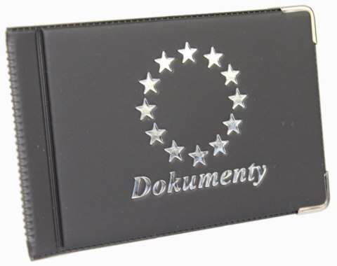 Eleganckie Etui Na Karty Dokumenty Dowód Osobisty Polska Galanteria (PL) Małe Poziome "Dokumenty" WZÓR I Eleganckie Etui Na Karty Dokumenty Dowód Osobisty Polska Galanteria (PL) Małe Poziome "Dokumenty" WZÓR I