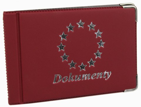 Eleganckie Etui Na Karty Dokumenty Dowód Osobisty Polska Galanteria (PL) Małe Poziome "Dokumenty" WZÓR I Eleganckie Etui Na Karty Dokumenty Dowód Osobisty Polska Galanteria (PL) Małe Poziome "Dokumenty" WZÓR I