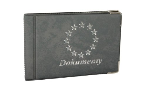 Eleganckie Etui Na Karty Dokumenty Dowód Osobisty Polska Galanteria (PL) Małe Poziome "Dokumenty" WZÓR I Eleganckie Etui Na Karty Dokumenty Dowód Osobisty Polska Galanteria (PL) Małe Poziome "Dokumenty" WZÓR I