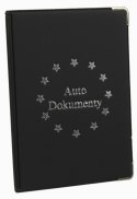 Eleganckie Etui Na Karty Dokumenty Dowód Rejestracyjny Polska Galanteria (PL) Duże Pionowe Na Trzy "Auto Dokumenty" 041462
