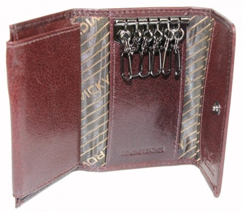 Eleganckie I Stylowe Etui Na Klucze Z Haczykami RFID PC-044-BAR 6668 Rovicky (PL) Skóra Naturalna Eleganckie I Stylowe Etui Na Klucze Z Haczykami RFID PC-044-BAR 6668 Rovicky (PL) Skóra Naturalna