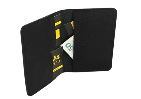 Etui Na Dokumenty PolskaGalanteria.pl LOGO Duże Skóra Naturalna Pionowe CZARNE Etui Na Dokumenty PolskaGalanteria.pl LOGO Duże Skóra Naturalna Pionowe CZARNE