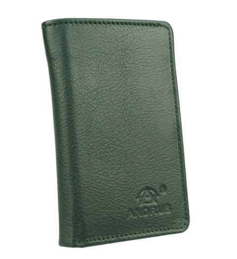 Etui na dokumenty ANDRUS (PL) Dwie Części Na Nap Skóra Naturalna RIFD 13 x 8 [cm]