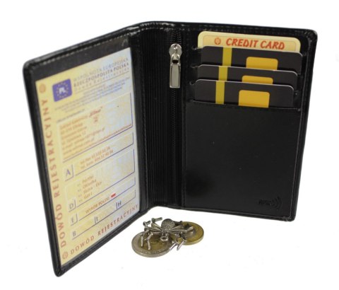 Etui Na Dokumenty WILMAR (PL) Duże Pionowe Dwie Części Z Pionowym Suwakiem RFID WIL_P1MZ_R Etui Na Dokumenty WILMAR (PL) Duże Pionowe Dwie Części Z Pionowym Suwakiem RFID WIL_P1MZ_R