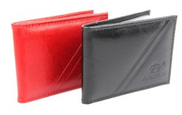 Etui Na Karty Dokumenty ANDRUS (PL) Wizytownik Mały Poziomy Skóra Naturalna RFID 10 x 7 x 1 [cm]