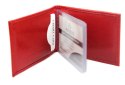 Etui Na Karty Dokumenty ANDRUS (PL) Wizytownik Mały Poziomy Skóra Naturalna RFID 10 x 7 x 1 [cm]