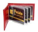 Etui Na Karty Dokumenty ANDRUS (PL) Wizytownik Mały Poziomy Skóra Naturalna RFID 10 x 7 x 1 [cm]