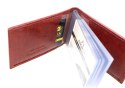 Etui Na Karty Dokumenty ANDRUS (PL) Wizytownik Skóra Naturalna RFID 11 x 7,5 cm