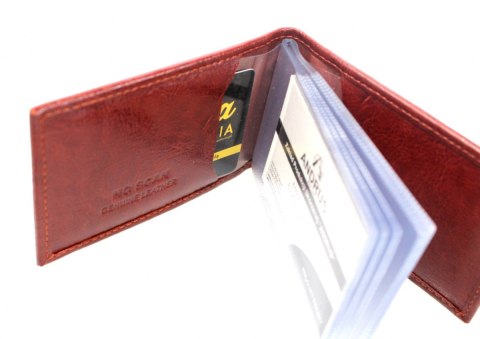 Etui Na Karty Dokumenty ANDRUS (PL) Wizytownik Skóra Naturalna RFID 11 x 7,5 cm Etui Na Karty Dokumenty ANDRUS (PL) Wizytownik Skóra Naturalna RFID 11 x 7,5 cm