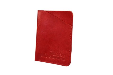 Etui Na Karty Dokumenty PolskaGalanteria Małe Skóra Naturalna Pionowe EK-1 CZERWONE Etui Na Karty Dokumenty PolskaGalanteria Małe Skóra Naturalna Pionowe EK-1 CZERWONE