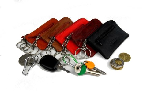 Etui Na Klucze Skórzane BAG STREET Skóra Naturalna Kluczówka Wzór I BS576 Etui Na Klucze Skórzane BAG STREET Skóra Naturalna Kluczówka Wzór I BS576