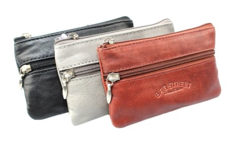 Etui Na Klucze Skórzane BAG STREET Skóra Naturalna Kluczówka Wzór II BS592 Etui Na Klucze Skórzane BAG STREET Skóra Naturalna Kluczówka Wzór II BS592