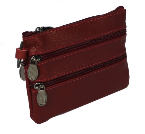 Etui Na Klucze Skórzane Polska Galanteria (PL) Skóra Naturalna Cztery Zamki Na Jeden Komplet Kluczy N149 11,5 x 9 x 1 [cm]