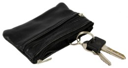 Etui Na Klucze Skórzane Polska Galanteria (PL) Skóra Naturalna Dwa Zamki Na Jeden Komplet Kluczy 2S 11,5 x 8,5 x 1 [cm]