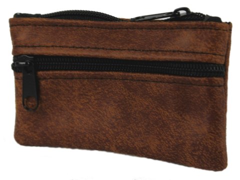 Etui Na Klucze Skórzane Polska Galanteria (PL) Skóra Naturalna Dwa Zamki Na Jeden Komplet Kluczy 2S 11,5 x 8,5 x 1 [cm]