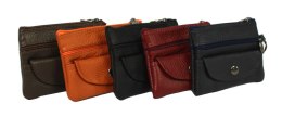 Etui Na Klucze Skórzane Polska Galanteria (PL) Skóra Naturalna Trzy Zamki Na Jeden Komplet Kluczy N159 12 x 9 x 1 [cm]
