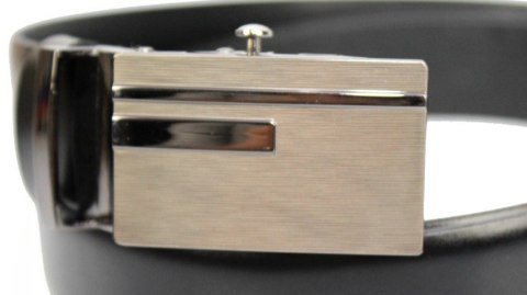 Klamra Bezniklowa Do Paska Męskiego Wizytowego Z Mechanizmem Ząbkowym AUTOMAT/ZĄBEK Garnitur 30 mm KAZ30/57 Klamra Bezniklowa Do Paska Męskiego Wizytowego Z Mechanizmem Ząbkowym AUTOMAT/ZĄBEK Garnitur 30 mm KAZ30/57