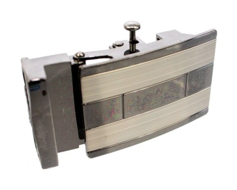 Klamra Bezniklowa Do Paska Męskiego Wizytowego Z Mechanizmem Ząbkowym AUTOMAT/ZĄBEK Garnitur 35 mm KAZ35/63 Klamra Bezniklowa Do Paska Męskiego Wizytowego Z Mechanizmem Ząbkowym AUTOMAT/ZĄBEK Garnitur 35 mm KAZ35/63