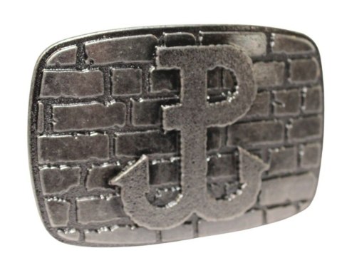 Klamra Bezniklowa Do Paska Sprzączka Pełna Blaszka Z Bolczykiem 40 mm Metalowa Solidna KBOL40/01 "PW" "Polska Walcząca" Klamra Bezniklowa Do Paska Sprzączka Pełna Blaszka Z Bolczykiem 40 mm Metalowa Solidna KBOL40/01 "PW" "Polska Walcząca"