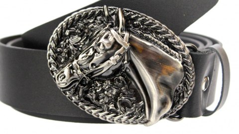 Klamra Bezniklowa Do Paska Sprzączka Pełna Blaszka Z Bolczykiem 40 mm Metalowa Solidna KBOL40/18 "KOŃ I" Klamra Bezniklowa Do Paska Sprzączka Pełna Blaszka Z Bolczykiem 40 mm Metalowa Solidna KBOL40/18 "KOŃ I"