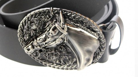 Klamra Bezniklowa Do Paska Sprzączka Pełna Blaszka Z Bolczykiem 40 mm Metalowa Solidna KBOL40/18 "KOŃ I" Klamra Bezniklowa Do Paska Sprzączka Pełna Blaszka Z Bolczykiem 40 mm Metalowa Solidna KBOL40/18 "KOŃ I"