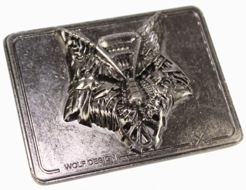 Klamra Bezniklowa Do Paska Sprzączka Pełna Blaszka Z Bolczykiem 40 mm Metalowa Solidna KBOL40/59 "WOLF DESIGN" Klamra Bezniklowa Do Paska Sprzączka Pełna Blaszka Z Bolczykiem 40 mm Metalowa Solidna KBOL40/59 "WOLF DESIGN"