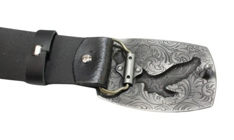 Klamra Bezniklowa Do Paska Sprzączka Pełna Blaszka Z Bolczykiem 40 mm Metalowa Solidna KBOL40/77 "ORZEŁ VII" Klamra Bezniklowa Do Paska Sprzączka Pełna Blaszka Z Bolczykiem 40 mm Metalowa Solidna KBOL40/77 "ORZEŁ VII"