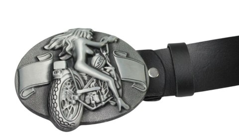 Klamra Bezniklowa Do Paska Sprzączka Pełna Blaszka Z Bolczykiem 40 mm Metalowa Solidna KBOL40/89 Kobieta Na Motocyklu Klamra Bezniklowa Do Paska Sprzączka Pełna Blaszka Z Bolczykiem 40 mm Metalowa Solidna KBOL40/89 Kobieta Na Motocyklu