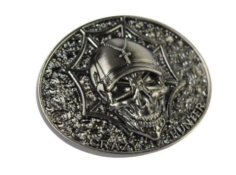 Klamra Bezniklowa Do Paska Sprzączka Pełna Blaszka Z Bolczykiem 40 mm Metalowa Solidna KBOL40/90 CRAZY HUNTER Klamra Bezniklowa Do Paska Sprzączka Pełna Blaszka Z Bolczykiem 40 mm Metalowa Solidna KBOL40/90 CRAZY HUNTER