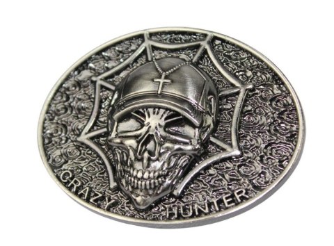 Klamra Bezniklowa Do Paska Sprzączka Pełna Blaszka Z Bolczykiem 40 mm Metalowa Solidna KBOL40/90 CRAZY HUNTER Klamra Bezniklowa Do Paska Sprzączka Pełna Blaszka Z Bolczykiem 40 mm Metalowa Solidna KBOL40/90 CRAZY HUNTER