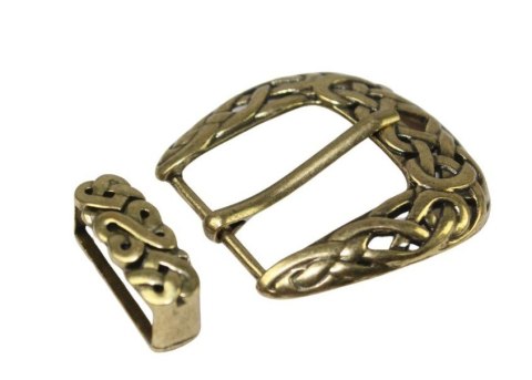 Klamra Bezniklowa Ozdobna Do Paska Damskiego Skórzanego Z Szlufką 30 mm Złota Klamra Bezniklowa Ozdobna Do Paska Damskiego Skórzanego Z Szlufką 30 mm Złota