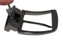 Klamra Bezniklowa Do Paska Skórzanego 40 mm Sprzączka Metalowa Nowoczesna Na Zatrzask