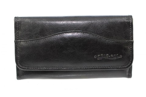 Klasyczny Portfel Damski Skórzany CRIS-POL(PL) Skóra Licowa 16,5 cm Klamra Wewnątrz Wygodny Klasyczny Portfel Damski Skórzany CRIS-POL(PL) Skóra Licowa 16,5 cm Klamra Wewnątrz Wygodny