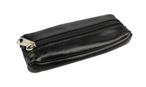 Kluczówka Duża Bombata Jeden Zamek ANDRUS (PL) Skóra Naturalna Połysk 14 x 7 x 2 [cm]