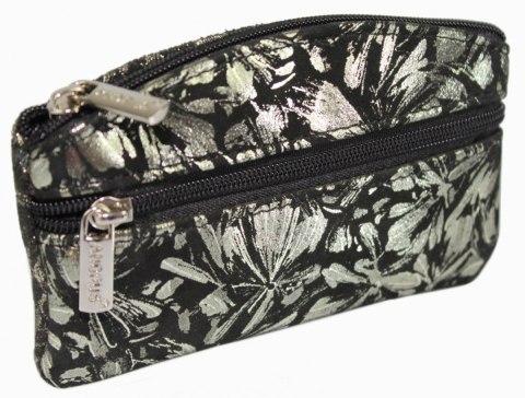 Kluczówka Średnia Dwa Zamki ANDRUS (PL) Skóra Naturalna 12 x 7 x 1 [cm]