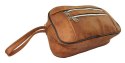 Męska Saszetka/ Kosmetyczka Ze Skóry Naturalnej Antoszczyk 27 x 16 x 8 [cm] 